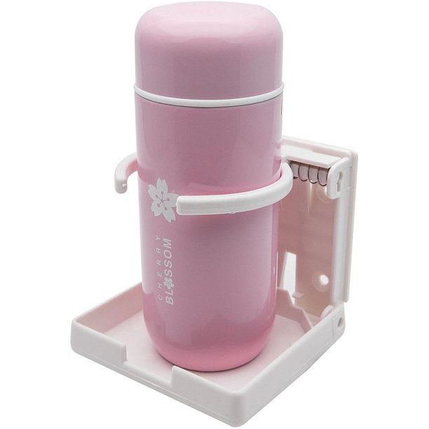 Adjustable White Folding Drink Cup Holder Mount Boat Marine Caravan Car RV