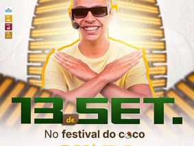 Viny Cantor é mais uma  atração confirmada no V Festival do Coco em Mâncio Lima