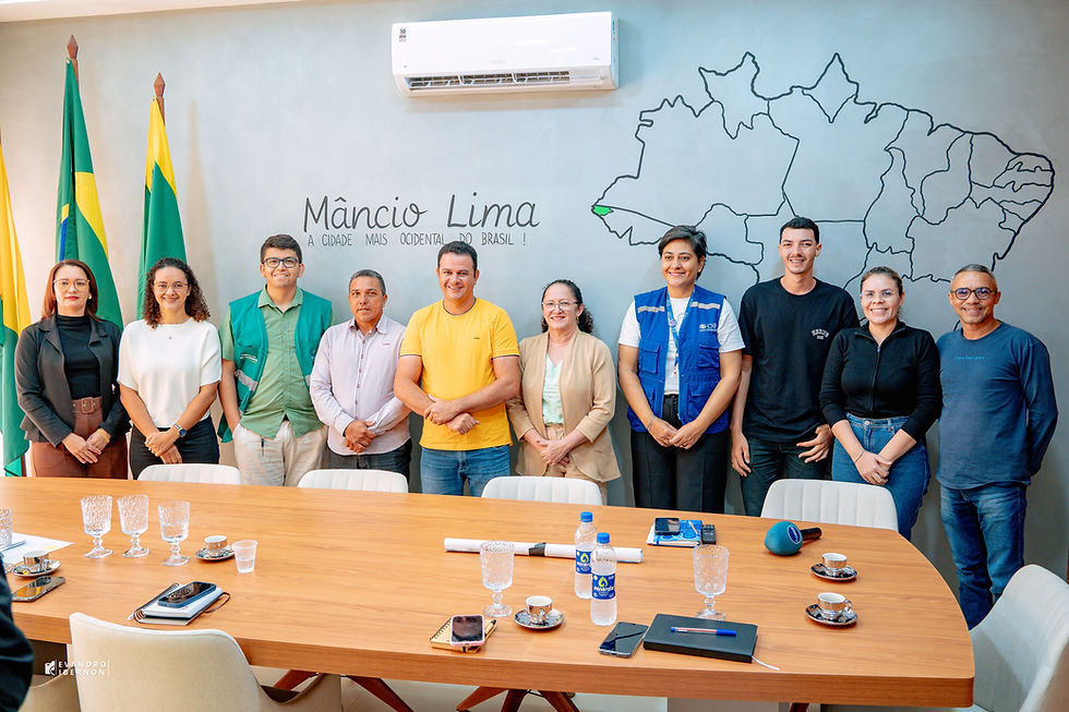 OIM realiza primeira visita institucional a Mâncio Lima para fortalecer ações voltadas à migração e direitos humanos