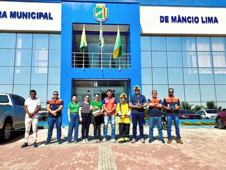 Defesa Civil Estadual entrega equipamentos e apresenta programas de prevenção a incêndios em Mâncio Lima