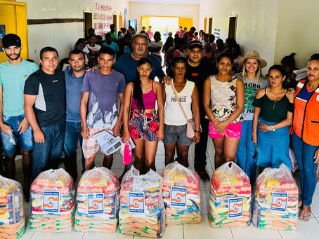 Prefeitura e Governo do Acre entregam cestas básicas às famílias do Pentecostes e Belo Monte afetadas secas/estiagem estrema