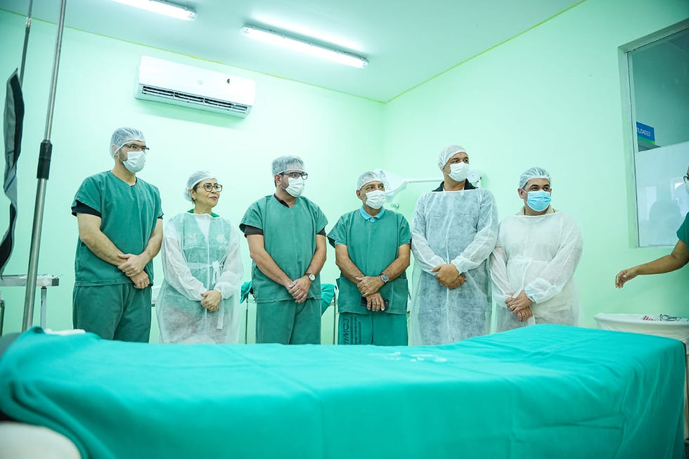 Prefeito de Mâncio Lima e Governo do Acre acompanham mutirão de laqueaduras e cirurgias gerais
