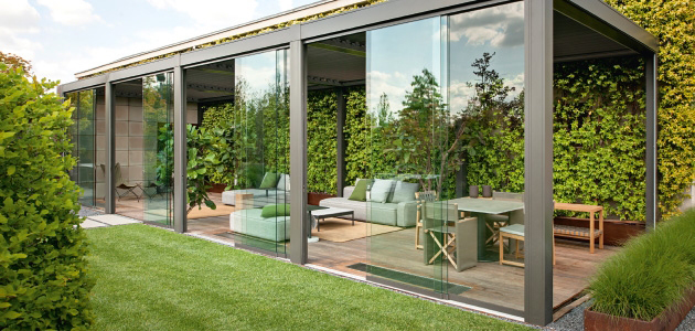 Big Sky Room Folding Glass Walls Patio Pergola And Terrace Ideas