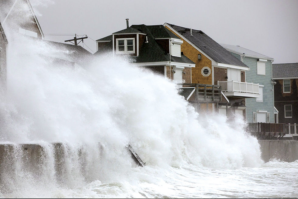 Rollshutters Protecting A Home From Water & Debri Damage