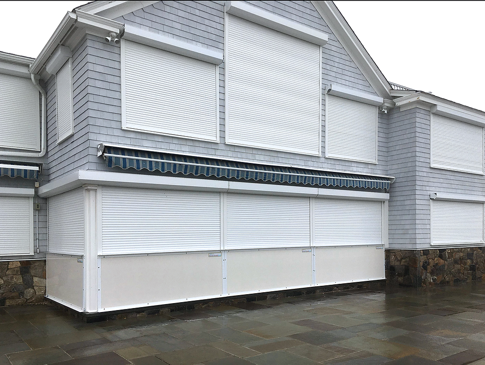 RollShutters Installed On A Home