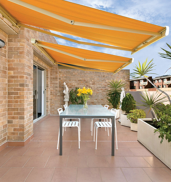 Cape Cod Retractable Awning in Massachusetts | Shade and Shutter
