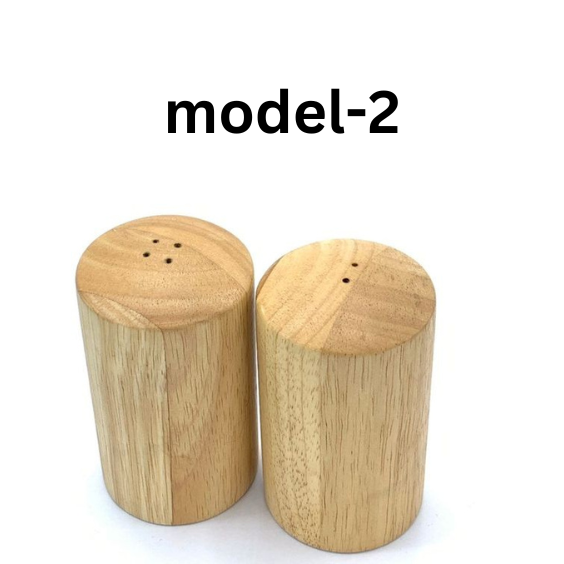 Ahşap Tuzluk Biberlik Model-2