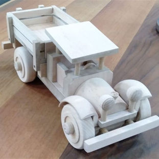 Retro Wooden Truck Toy