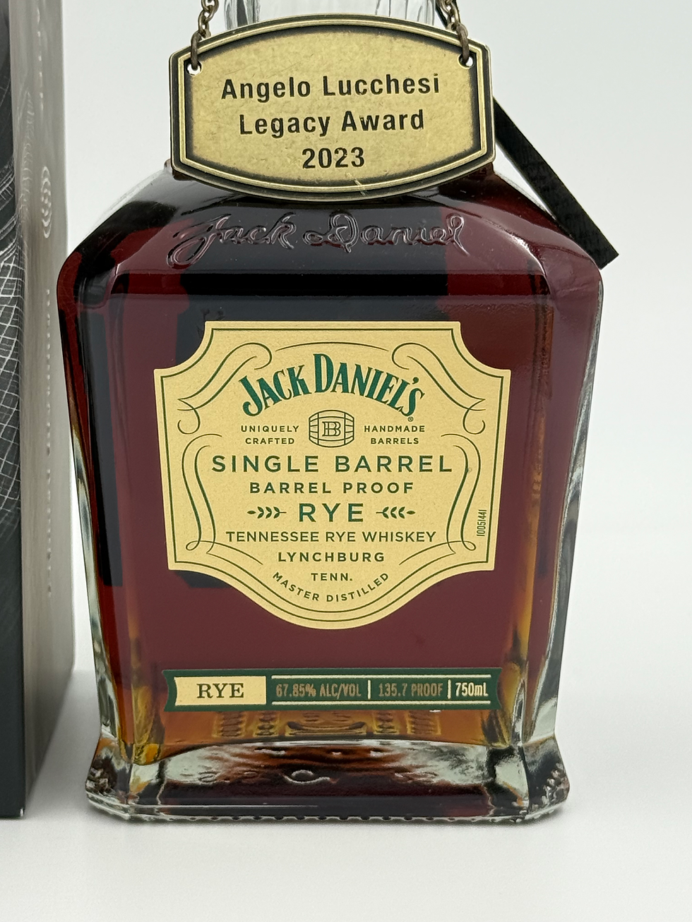 Thumbnail: Jack Daniel’s Angelo Lucchesi Single Barrel, Barrel Proof Rye - Complete Package