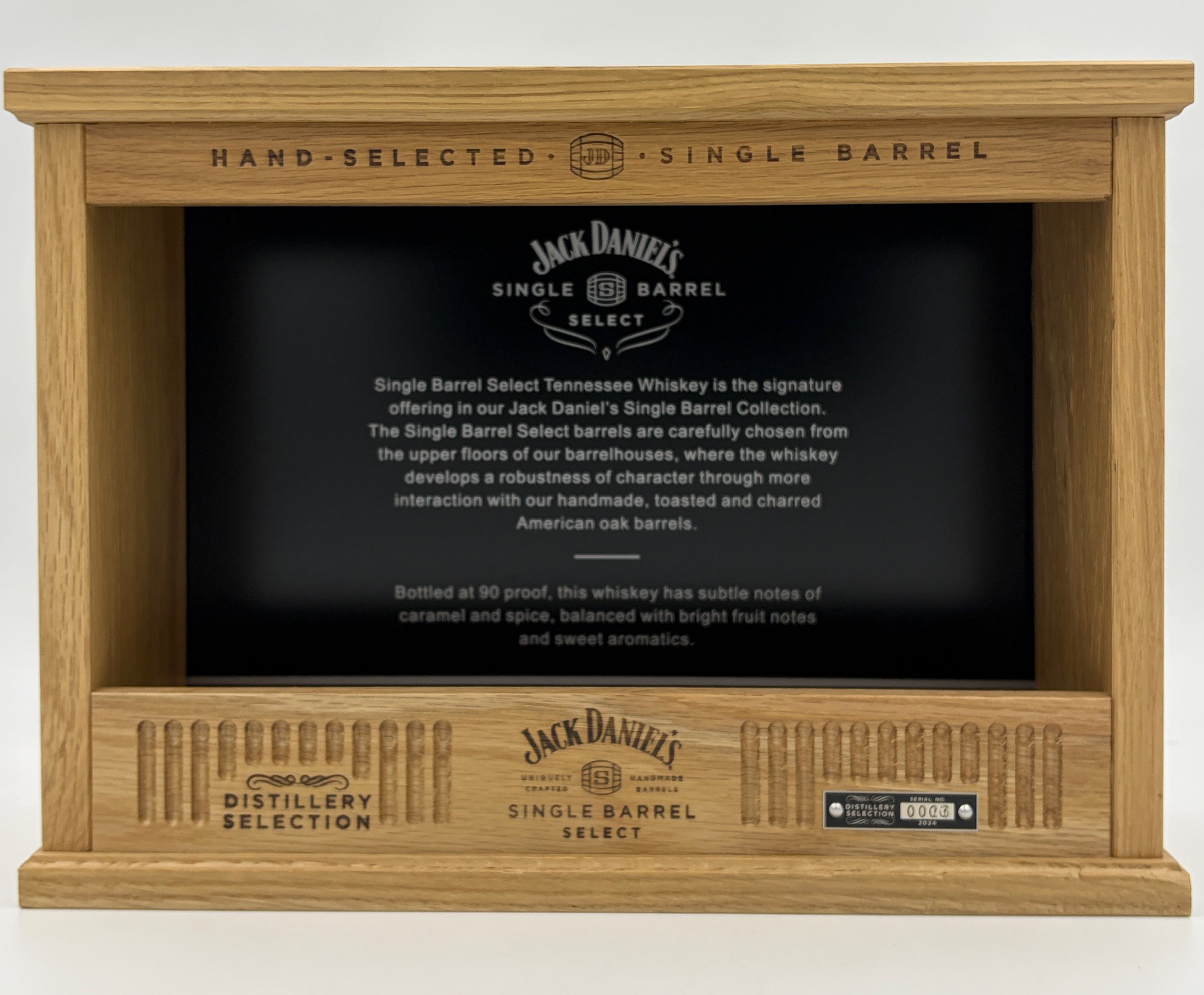 Jack Daniels PubArt Numbered Single Barrel Select Distillery Selection Display