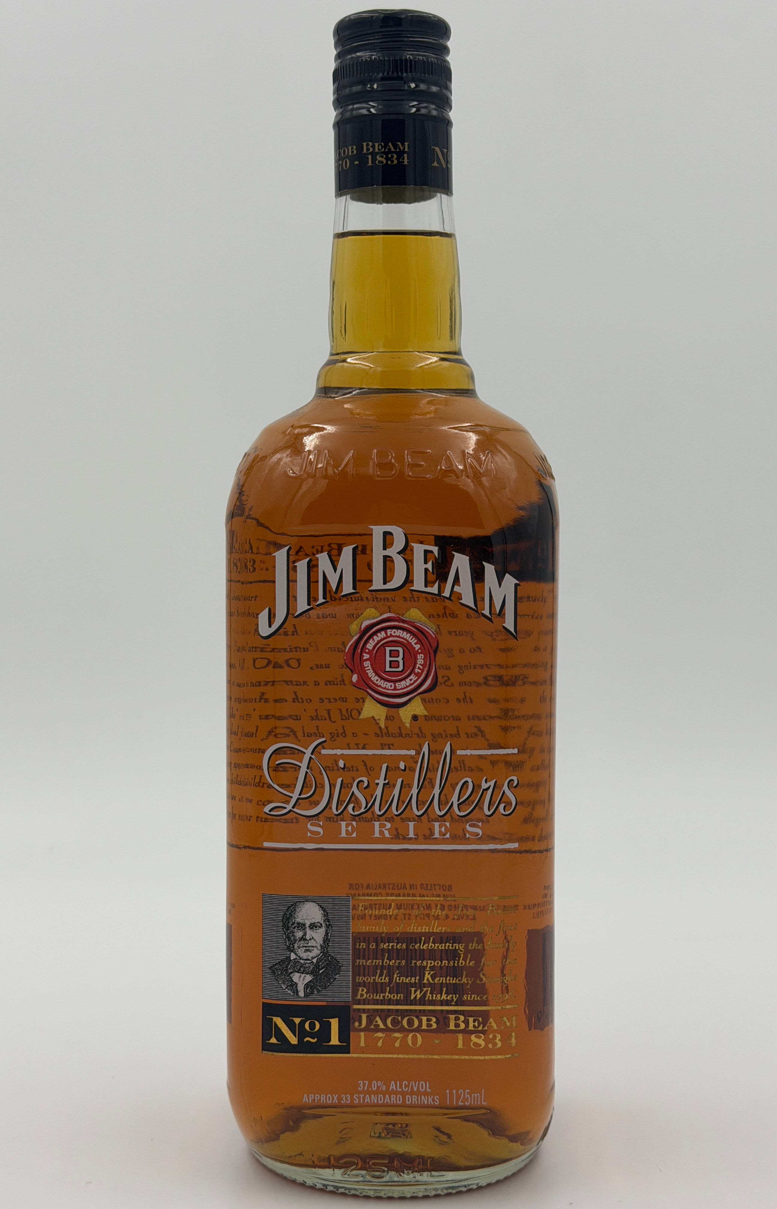 Jim Beam Distillers Series No 1 Jacob Beam 1125ml Bourbon Whisky Rare Bottling