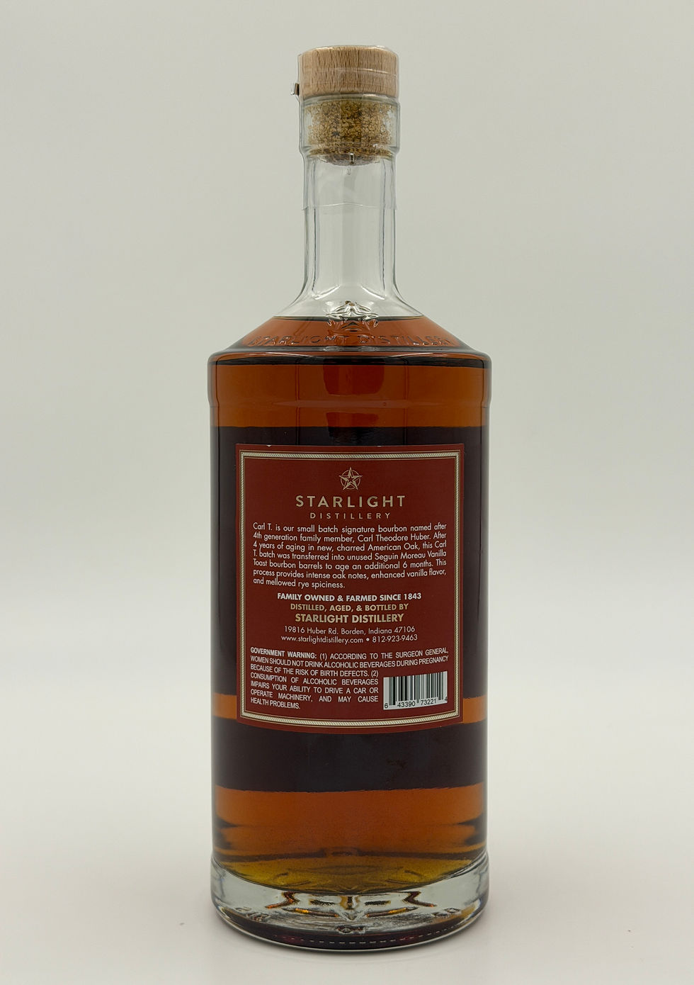 Thumbnail: Starlight Distillery Double Oaked Bourbon Whiskey 750ml 53% Limited Release