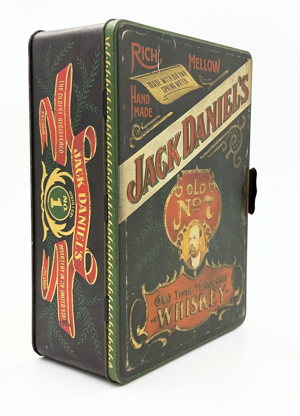 Thumbnail: Jack Daniels 1981 Old No.7 Black Label 500ml x2 Tin Set Georgia Tax Stamps RARE