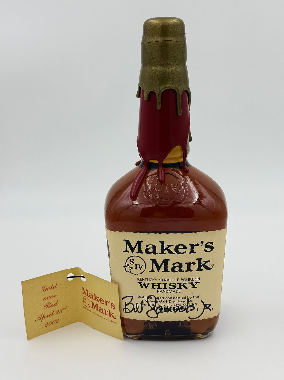 Thumbnail: Makers Mark Liquor World’s Crusade 1 Litre Limited Edition Signed Bottle # 489