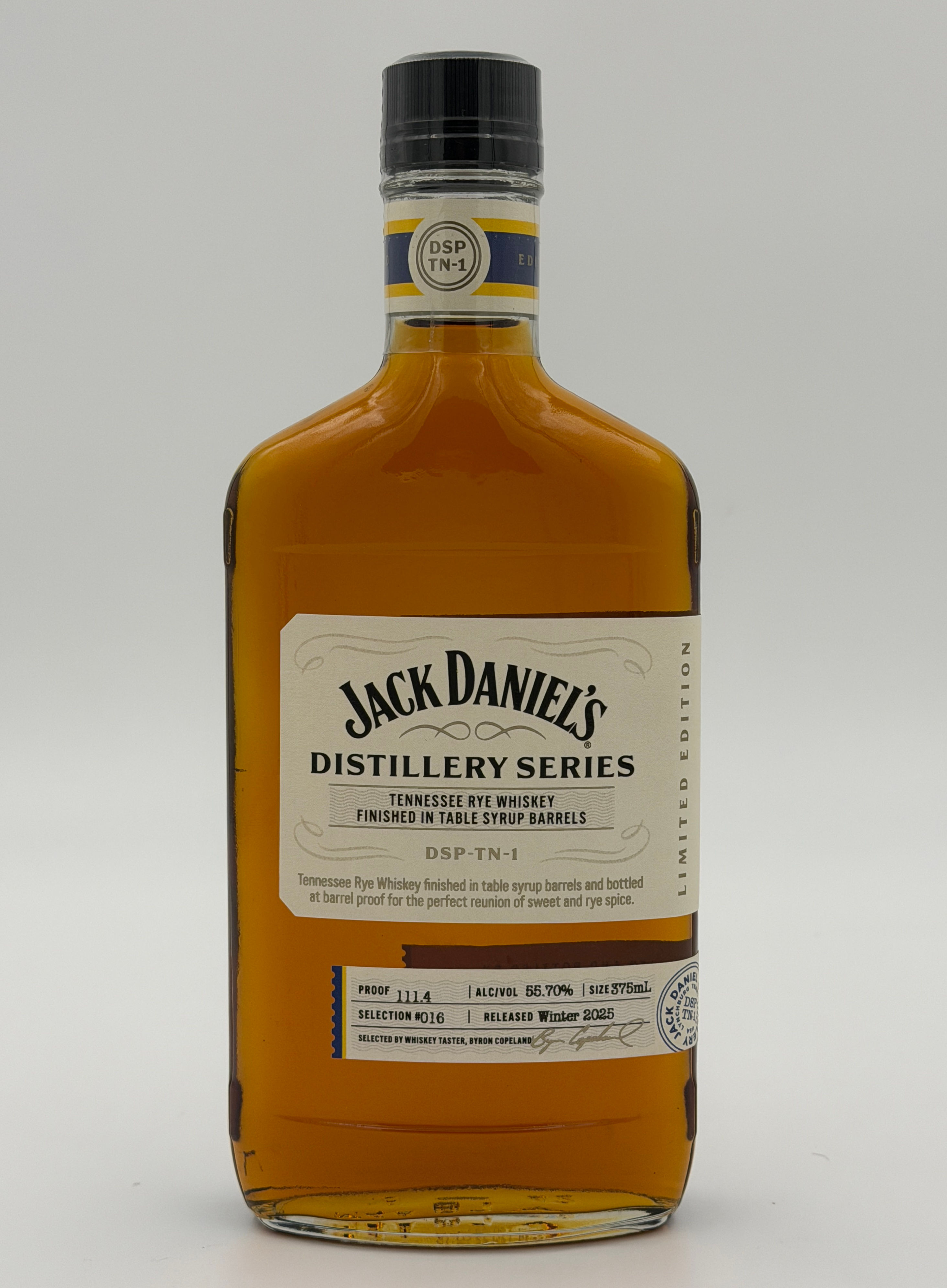 Jack Daniels Distillery Series #16 Rye Whiskey and Table Syrup Barrels 2025