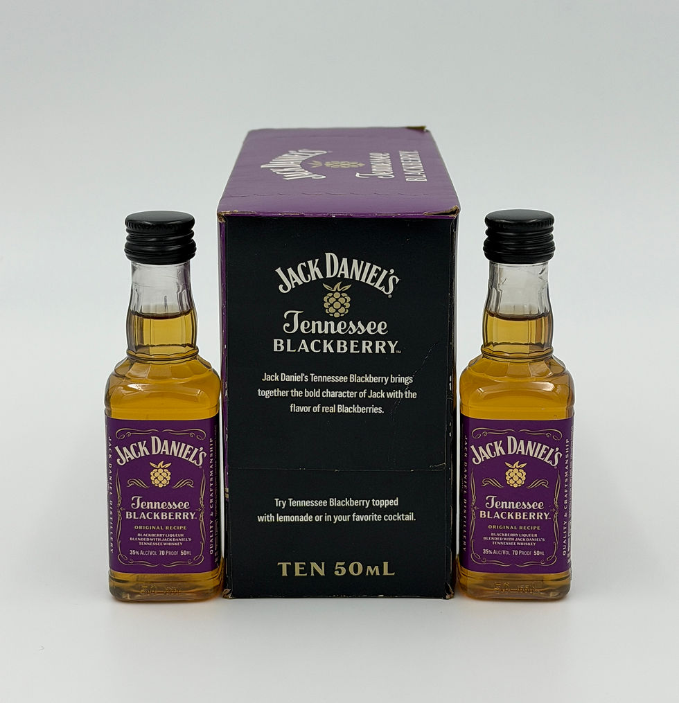 Thumbnail: Jack Daniel’s Tennessee Blackberry 50ml x 10 Full Sealed Unopened Ten Pack 