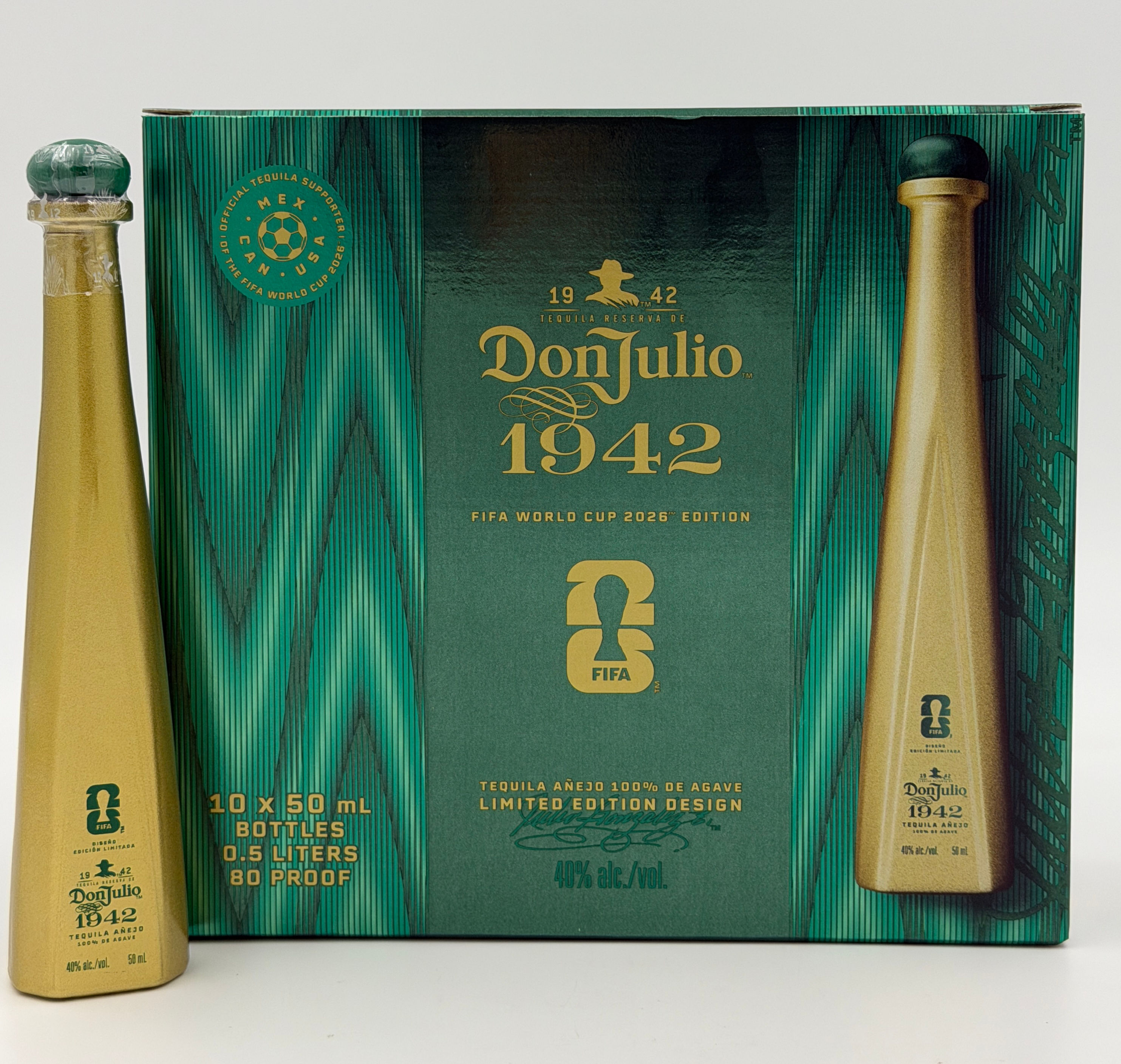 Don Julio 1942 FIFA World Cup 2026 Limited Edition Tequila Añejo 50ml Rare