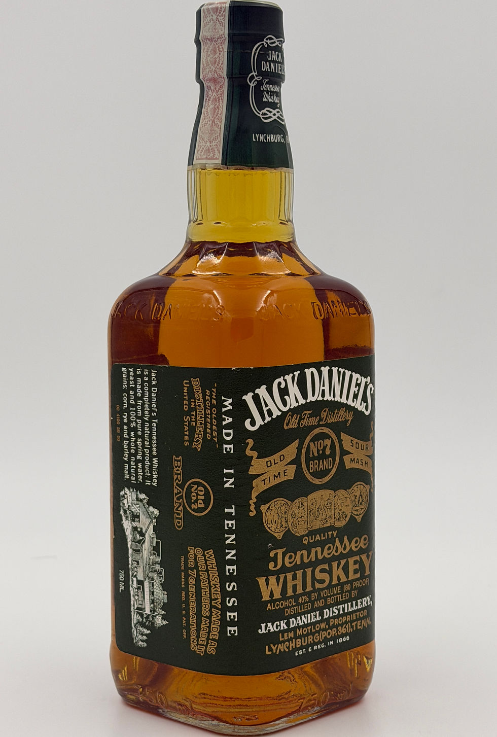 Thumbnail: Jack Daniels Green Label 1987 Vintage Tennessee Whiskey 750ml Rare