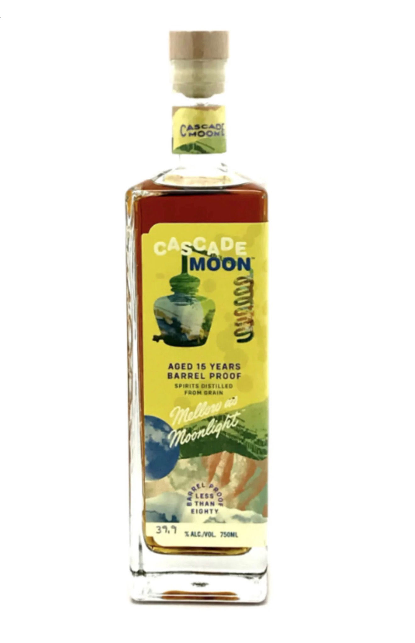 Cascade Moon 15 Year 39.9% Below 80 Proof Rare George Dickel Whiskey 750ml USA 