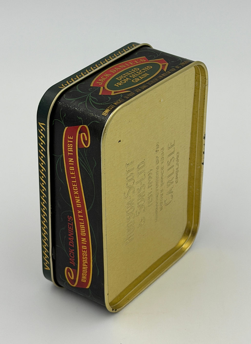 Thumbnail: Jack Daniels Black Label Mini Tin Set 1982 Glass Bottles Old Time Jacks Whiskey 