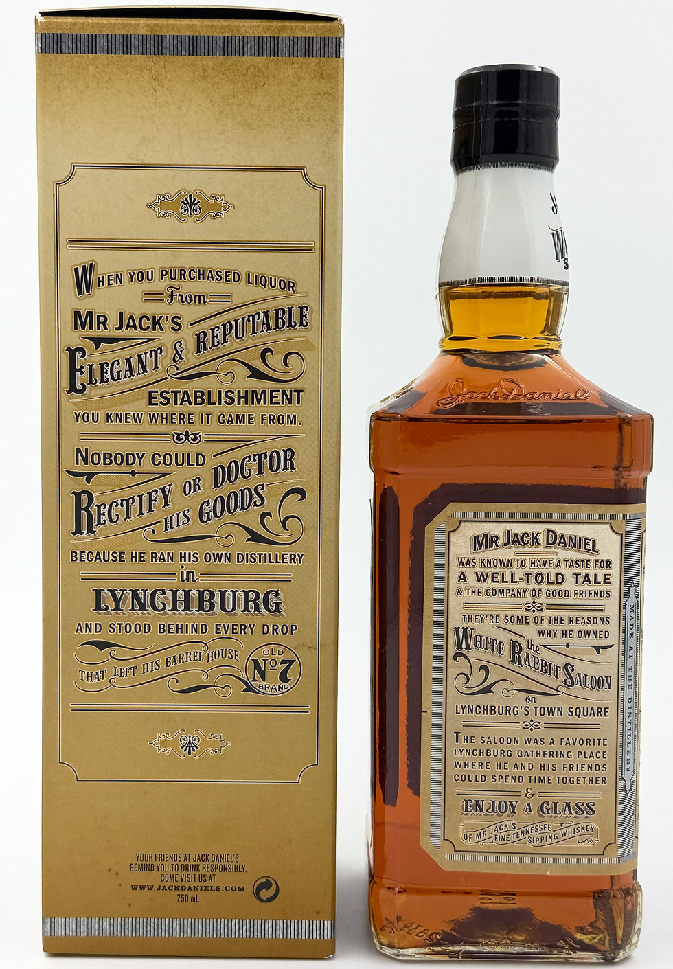 Thumbnail: Jack Daniel’s 120th Anniversary White Rabbit Saloon Tennessee Whiskey 750ml 43%