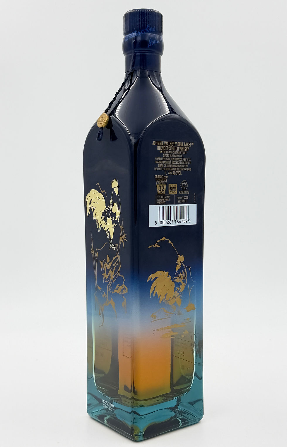 Thumbnail: Johnnie Walker Blue Label 2017 Year Of The Rooster 1L Scotch Whisky Bottle Only 