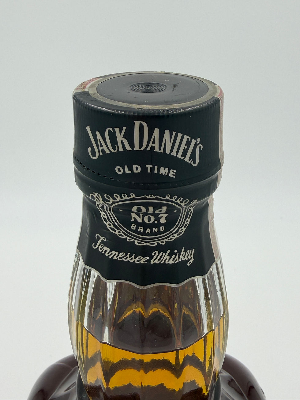 Thumbnail: Jack Daniels Old Time Black Label 1989 Fake Seal Stumpy 1.75L Extremely Rare