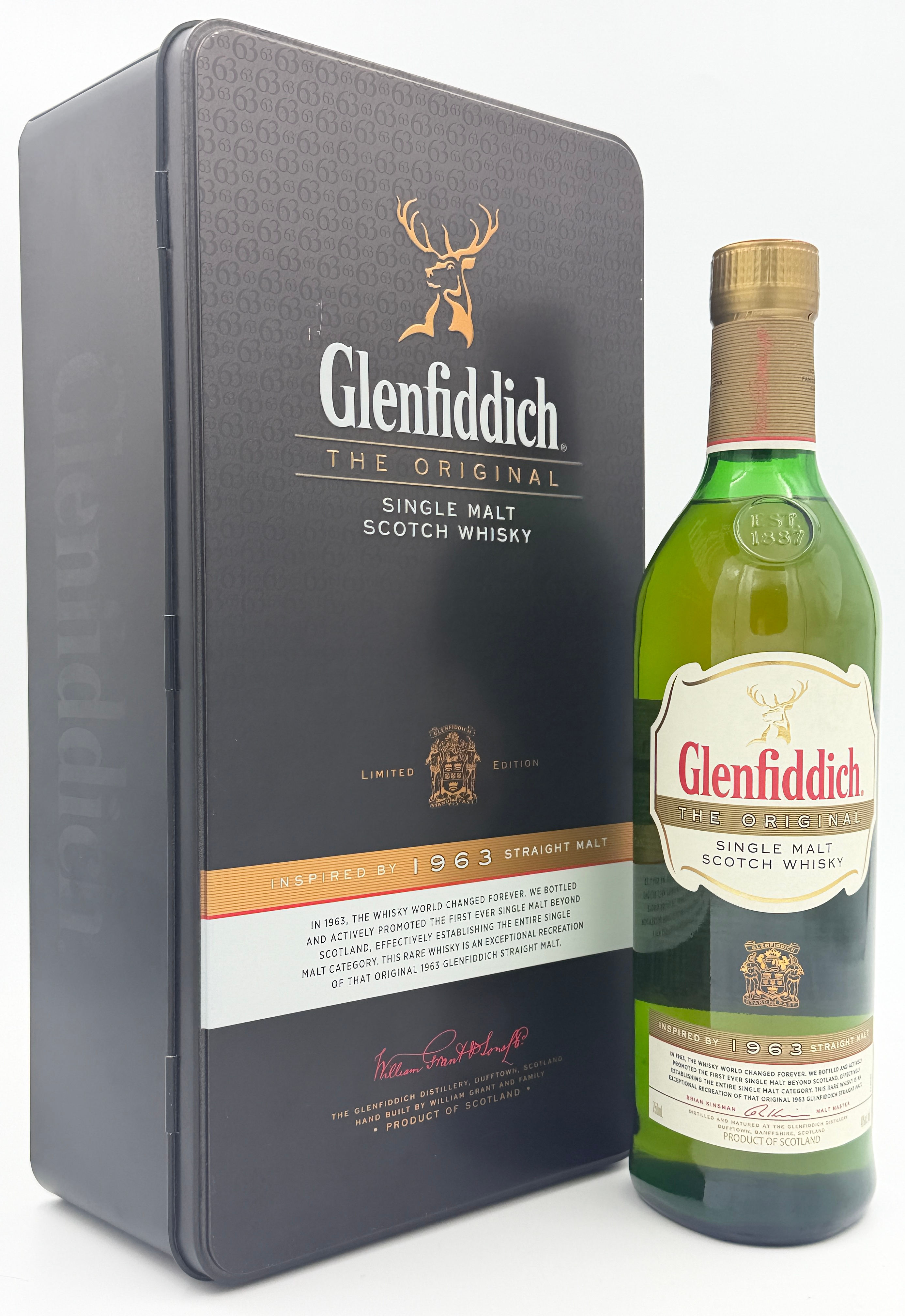 Glenfiddich The Original 1963 Straight Malt Limited Edition Scotch Whisky 750ml