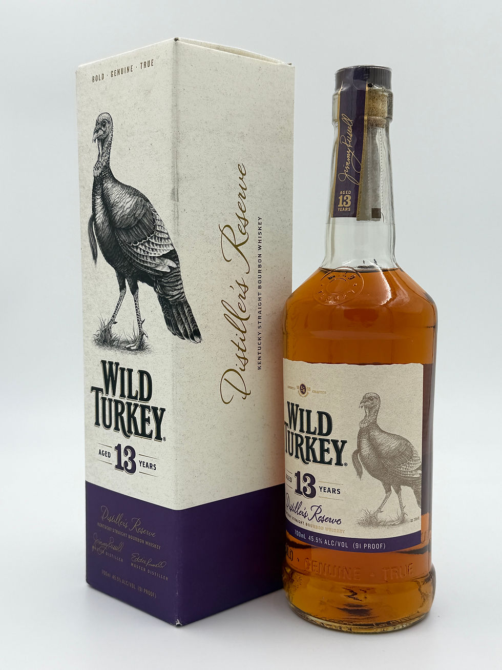 Thumbnail: Wild Turkey 13 Year Old Distillers Reserve Bourbon Whiskey 45.5% Discontinued 