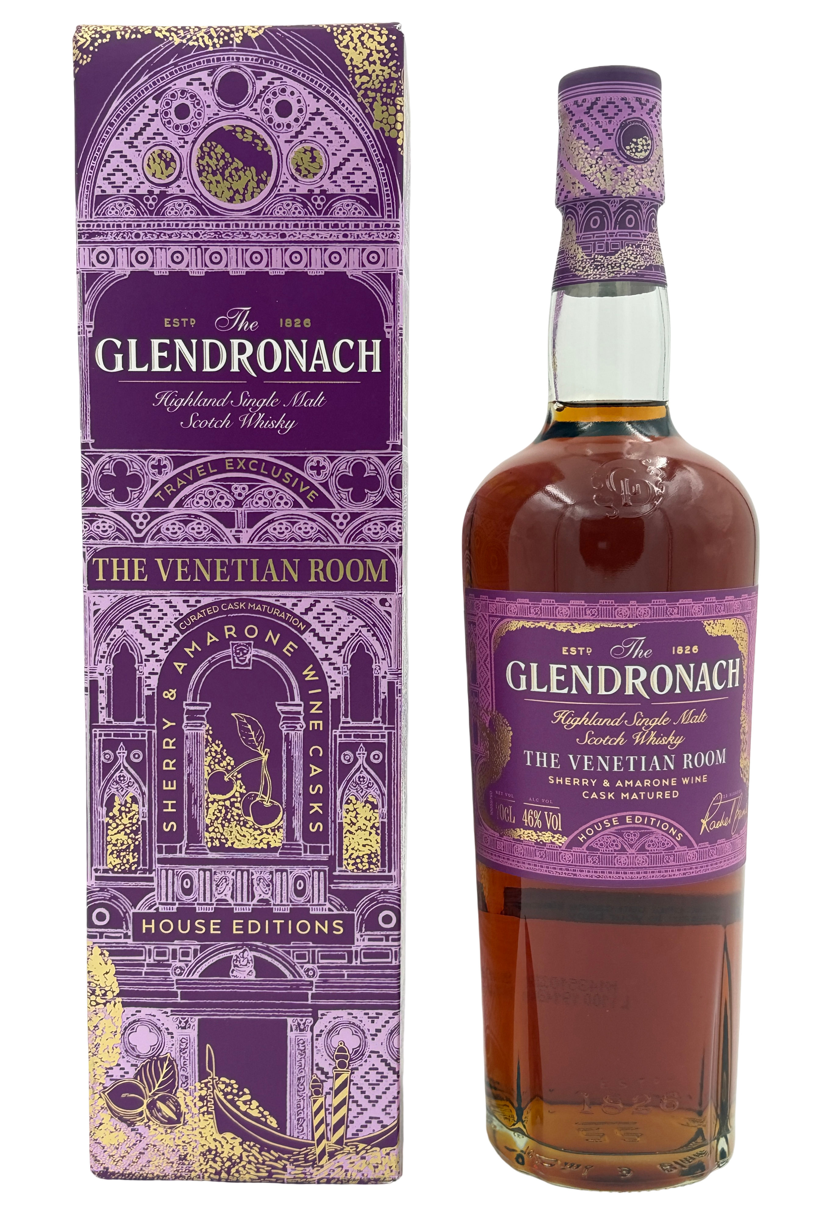 Glendronach The Venetian Room Travel Exclusive Single Malt Scotch Whisky 700ml