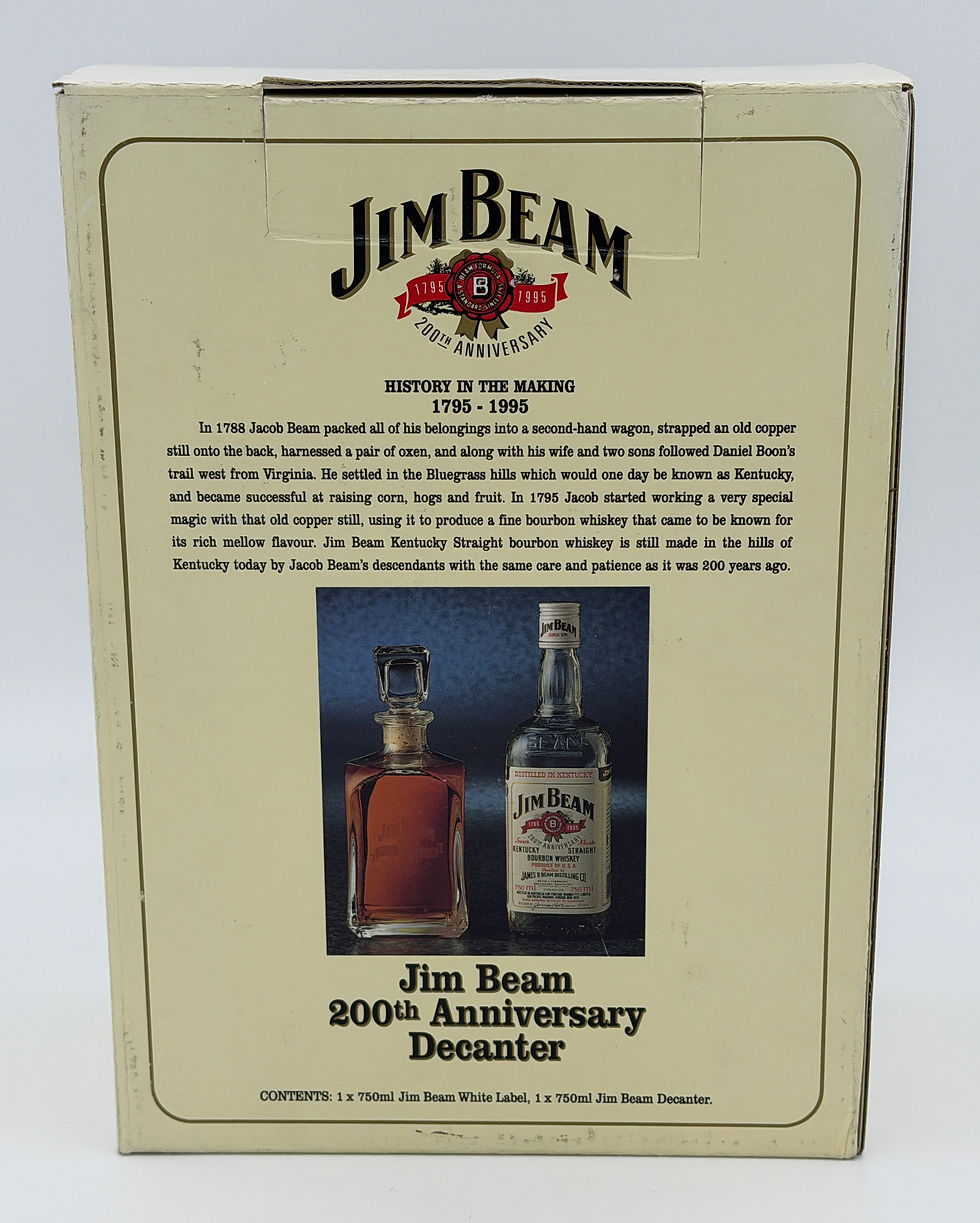 Thumbnail: Jim Beam 200th Anniversary Decanter Set 750ml Boxed Bourbon Aussie Release Rare