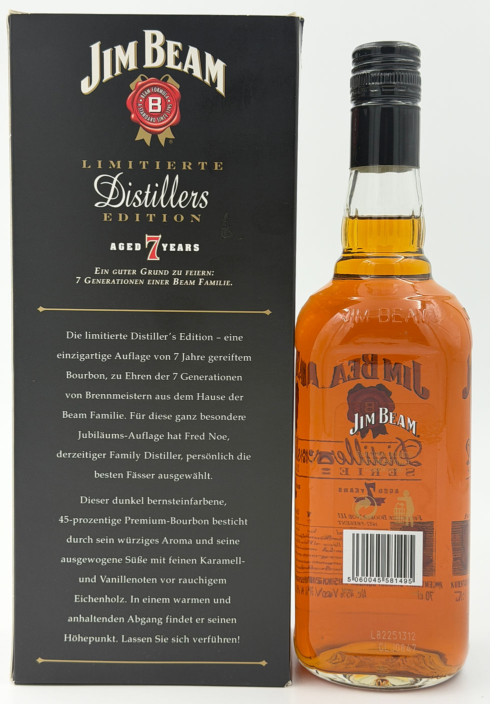 Thumbnail: Jim Beam Distillers Series Aged 7 Years 45% All 7 Distillers Bottle & Box 