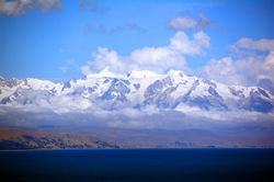 View from Island of the Sun, Lake Ti