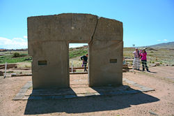 Gate of the Sun Tiahauanaco, Bolivia
