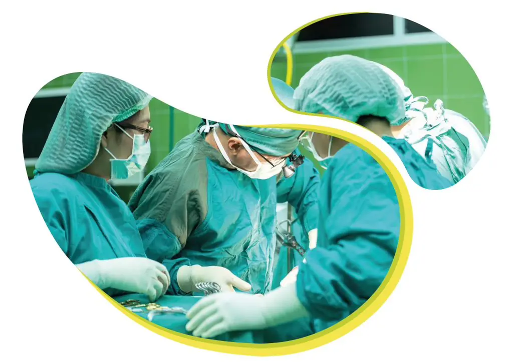 Surgical team at work