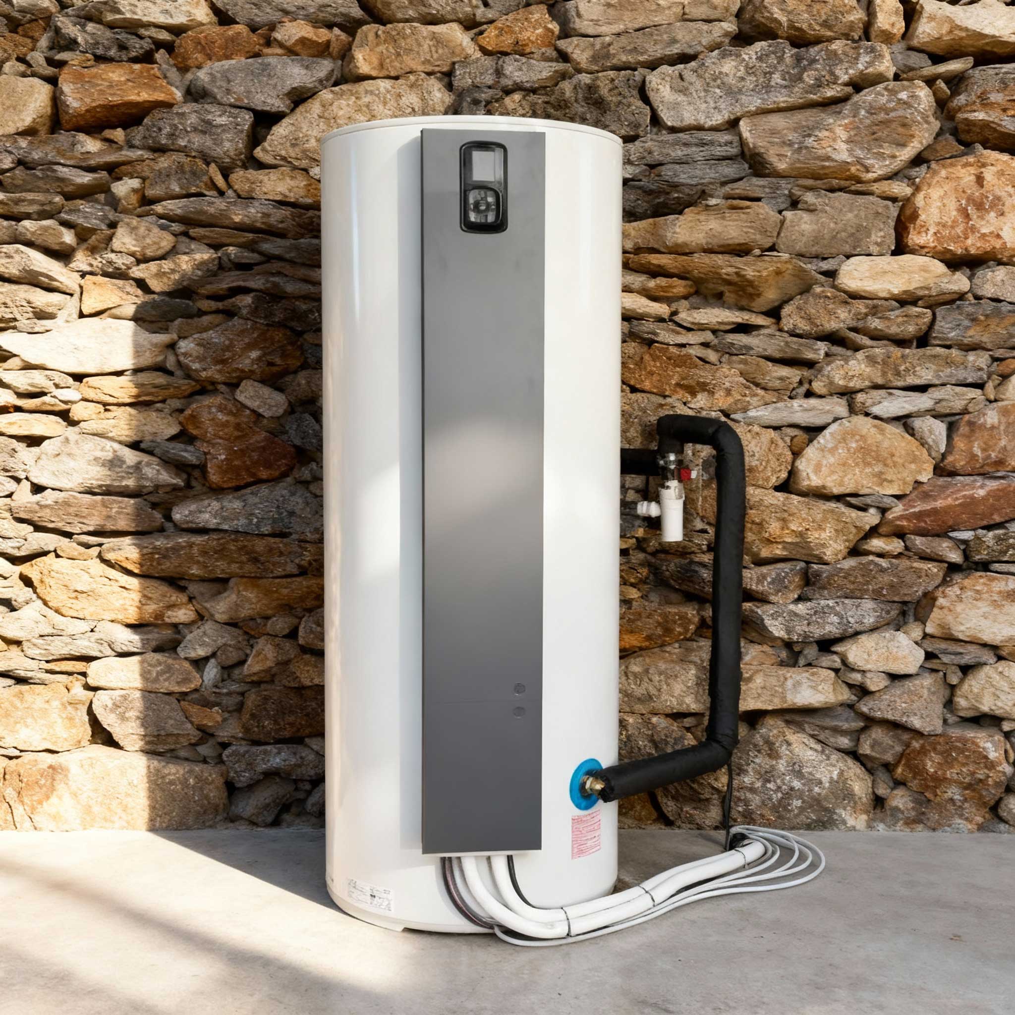 Installation de chauffe-eau thermodynamique Delcambre pour la production d’eau chaude sanitaire durable