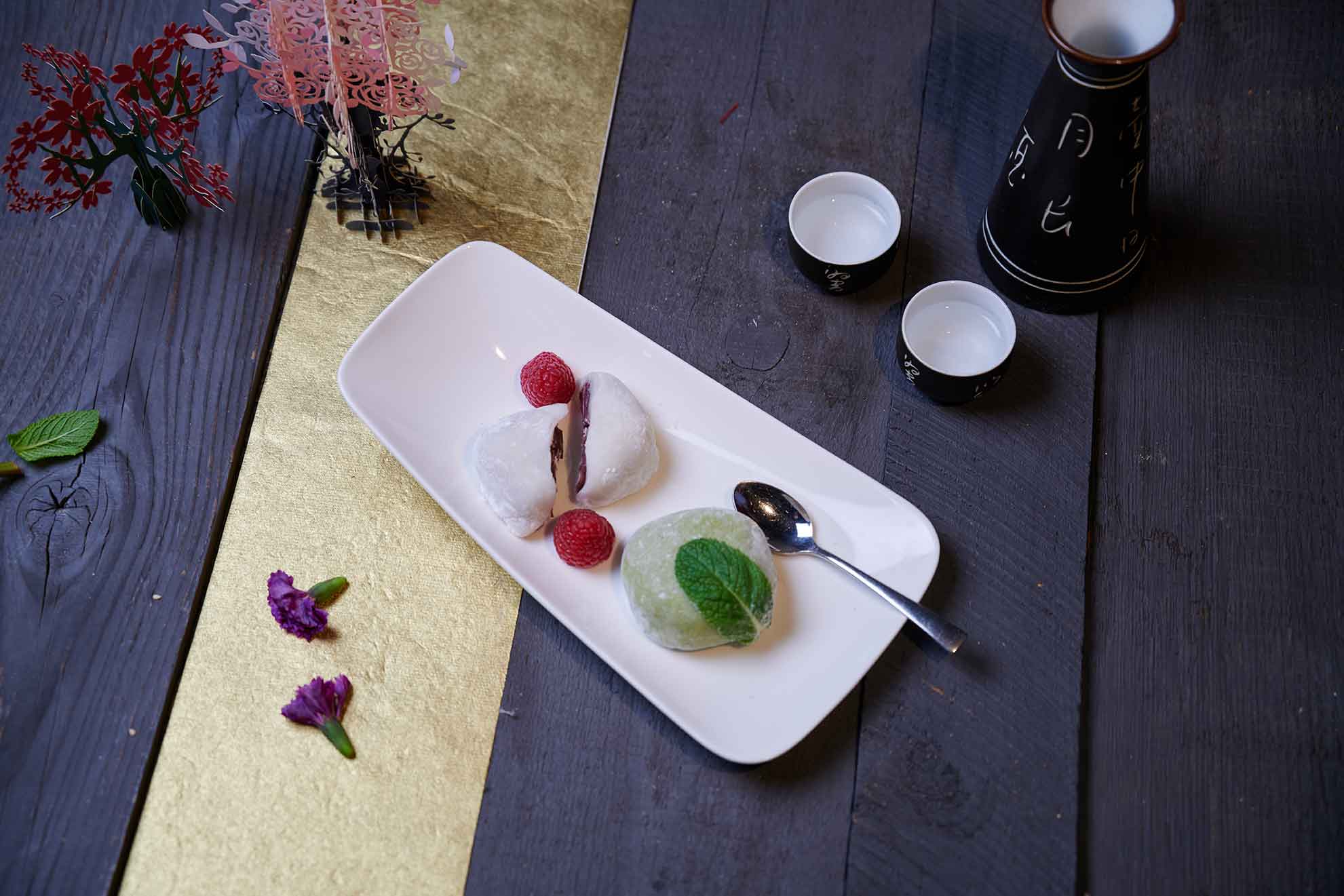 Arranged Food and Objects