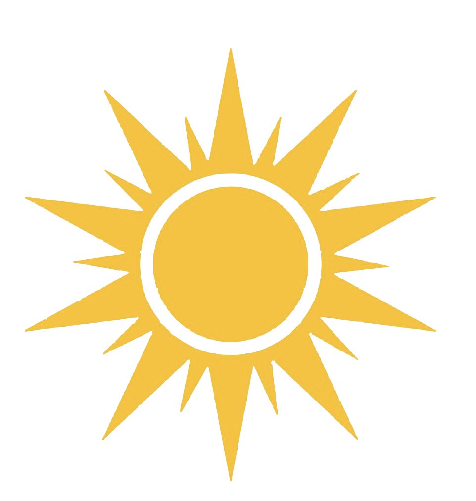 Icône solaire représentant le service climatisation et énergie solaire Delcambre