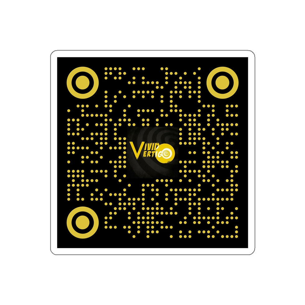 Thumbnail: Vivid Vertigo's QR-Code Die-Cut Sticker