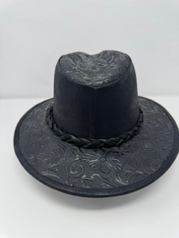 Thumbnail: Tooled Leather - Black