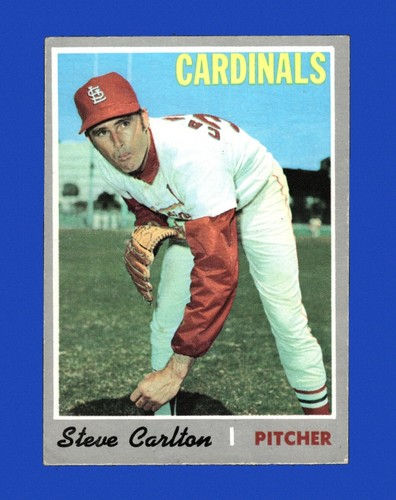 1970 Topps #220 Steve Carlton VG–VG/EX (crease)