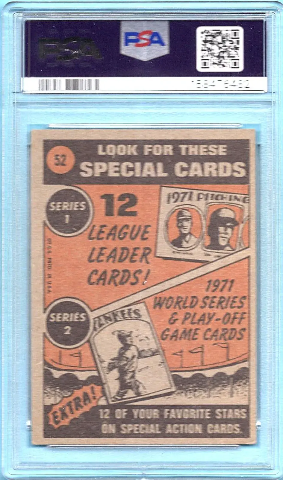 1972 Topps #52 Harmon Killebrew PSA 3 Minnesota Twins