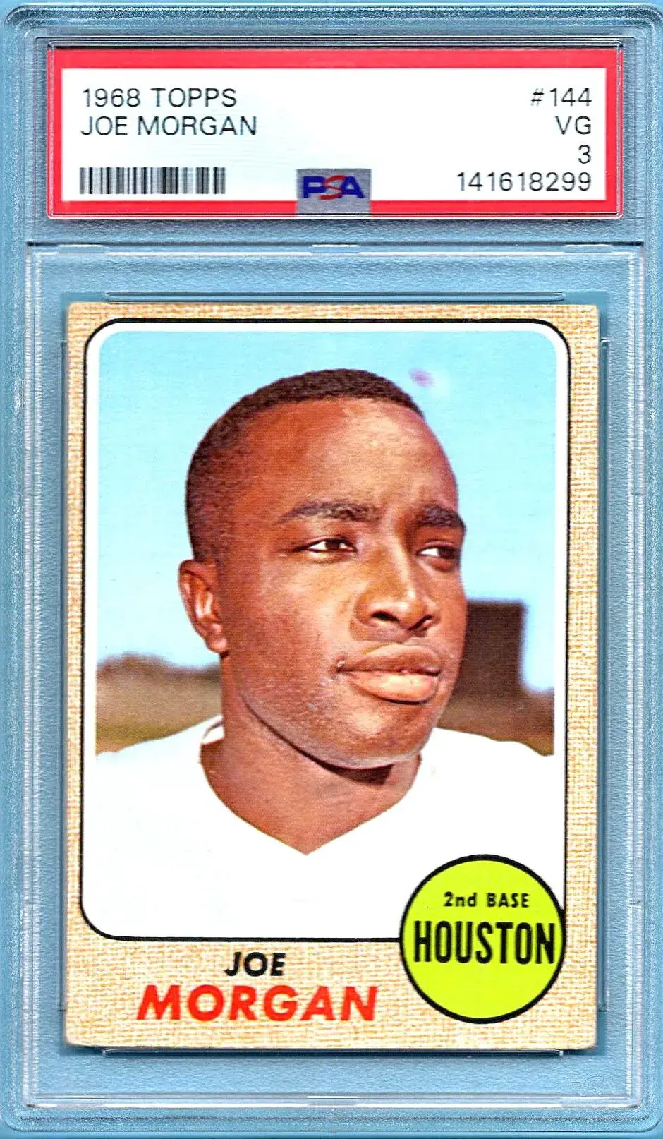 1968 Topps #144 Joe Morgan PSA 3