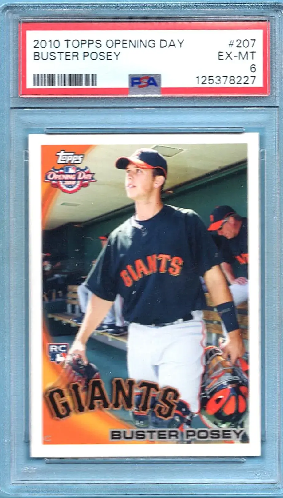 2010 Topps Opening Day #207 Buster Posey PSA 6 ROOKIE