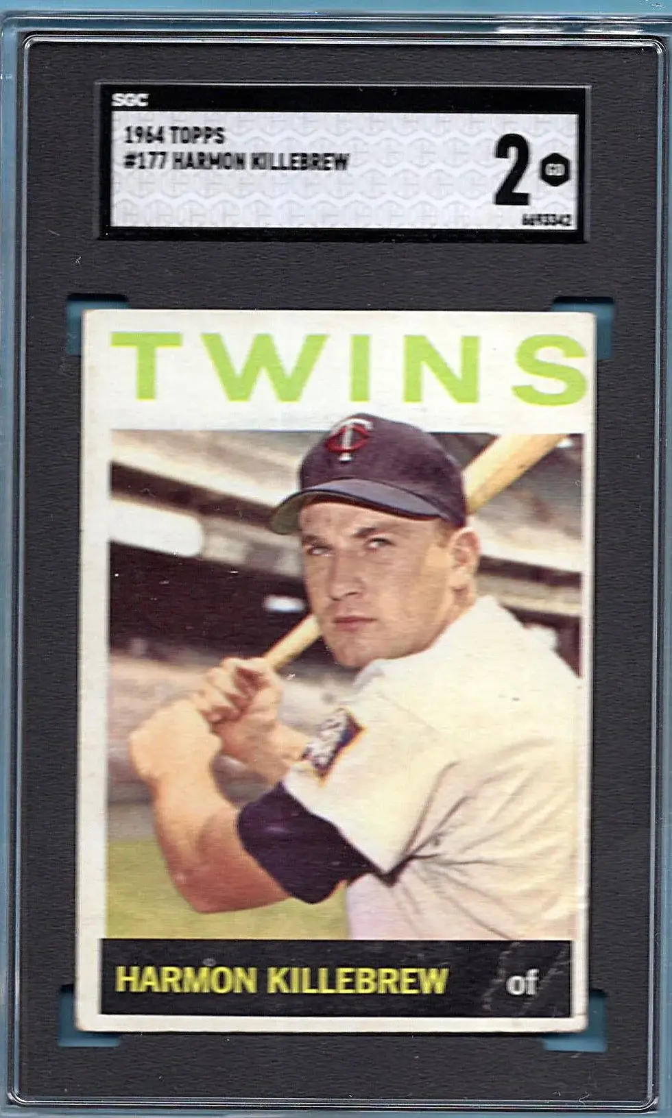 1964 Topps # 177 Harmon Killebrew SGC Minnesota Twins