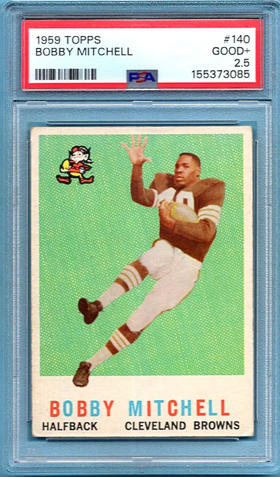 1959 Topps #140 Bobby Mitchell PSA 4 Rookie Cleveland Browns