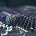Microphone on Sound Board
