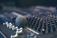 Microphone on Sound Board