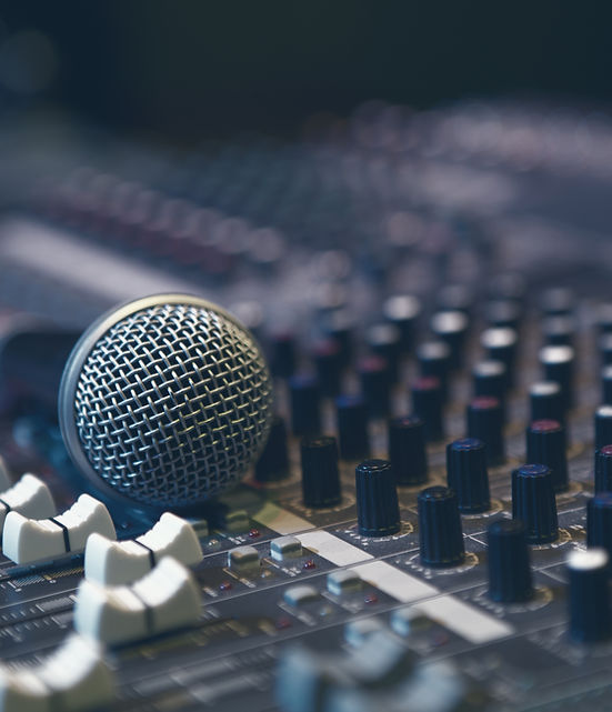 Microphone on Sound Board