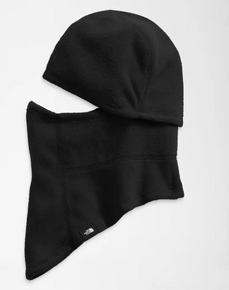 kids black baklava face covering for ski